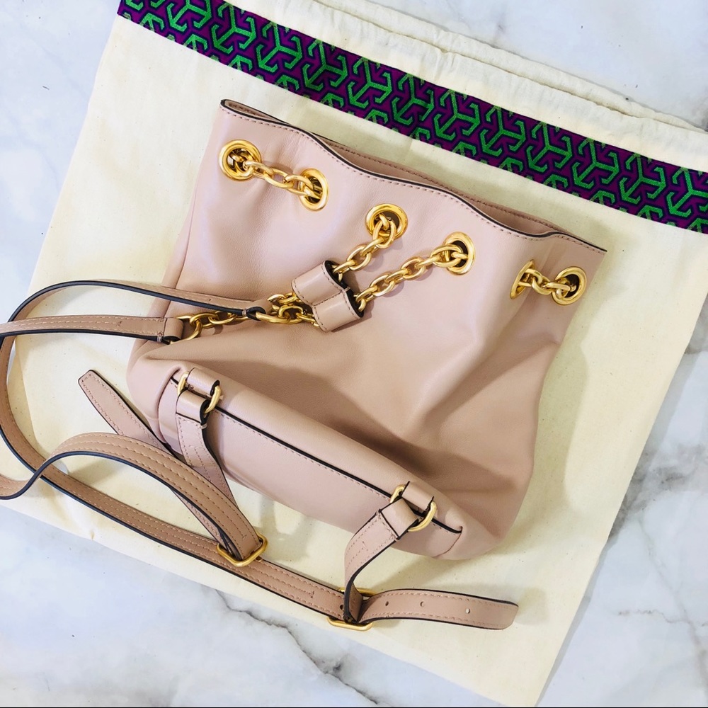 Tory Burch Fleming mink pink mini backpack - Picture 6 of 6